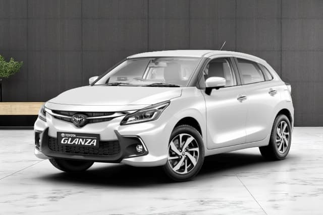 Toyota Glanza Cafe White Color Image